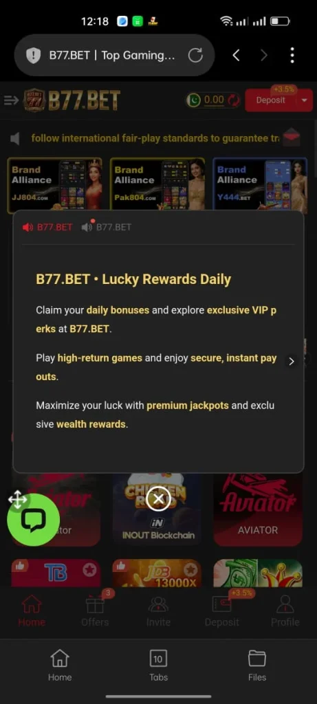 B77Bet Game Banner 11
